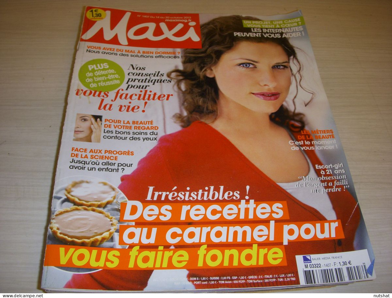 MAXI 1407 10.2013 Sylvie VARTAN Le CONTOUR Des YEUX - People