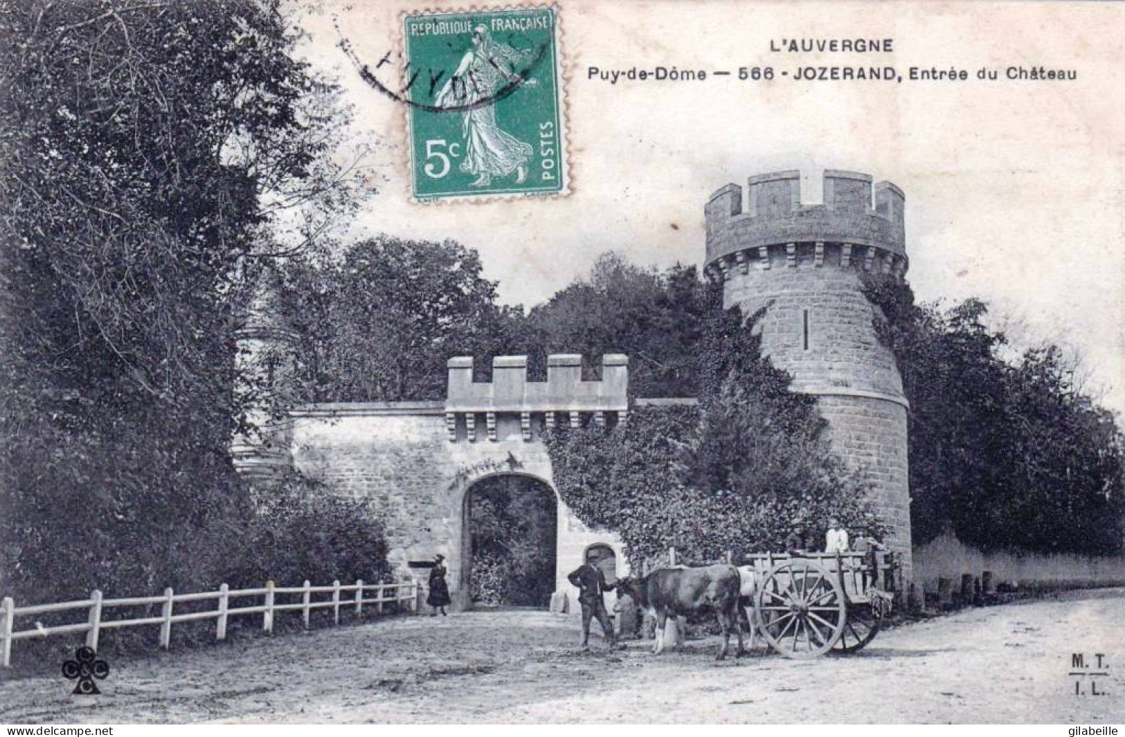 63 - Puy De Dome -  JOZERAND - Entrée Du Chateau - Otros & Sin Clasificación
