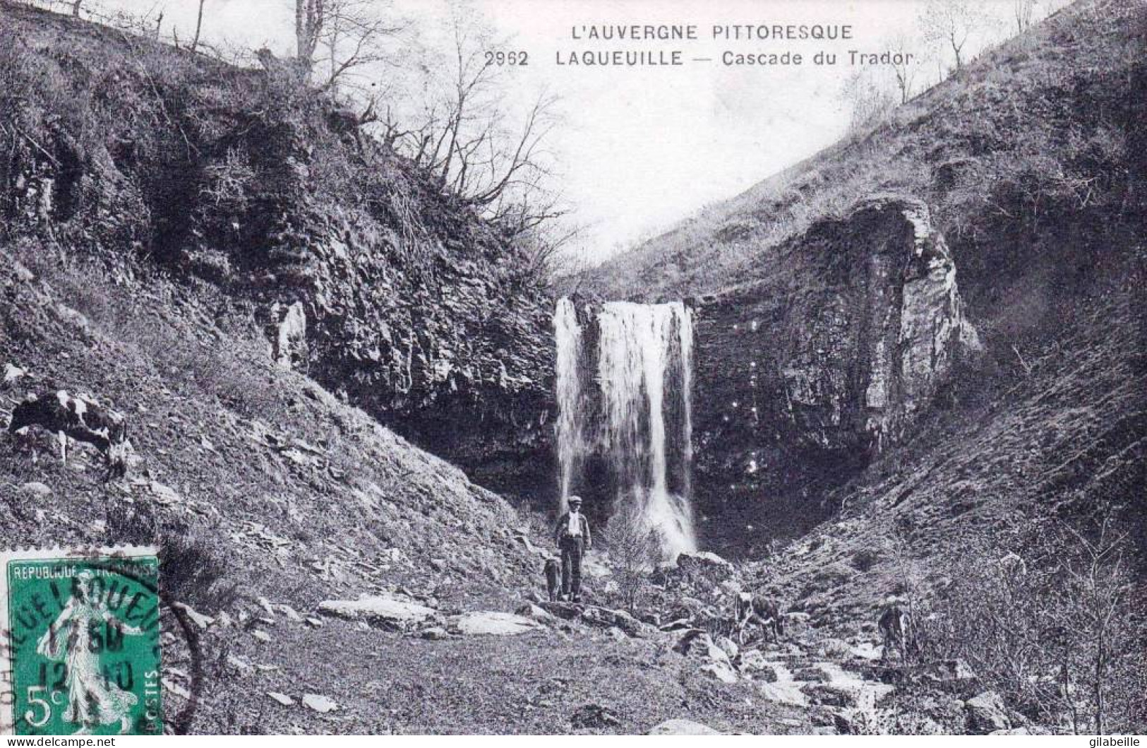 63 - Puy De Dome -  LAQUEUILLE - Cascade Du Trador - Otros & Sin Clasificación