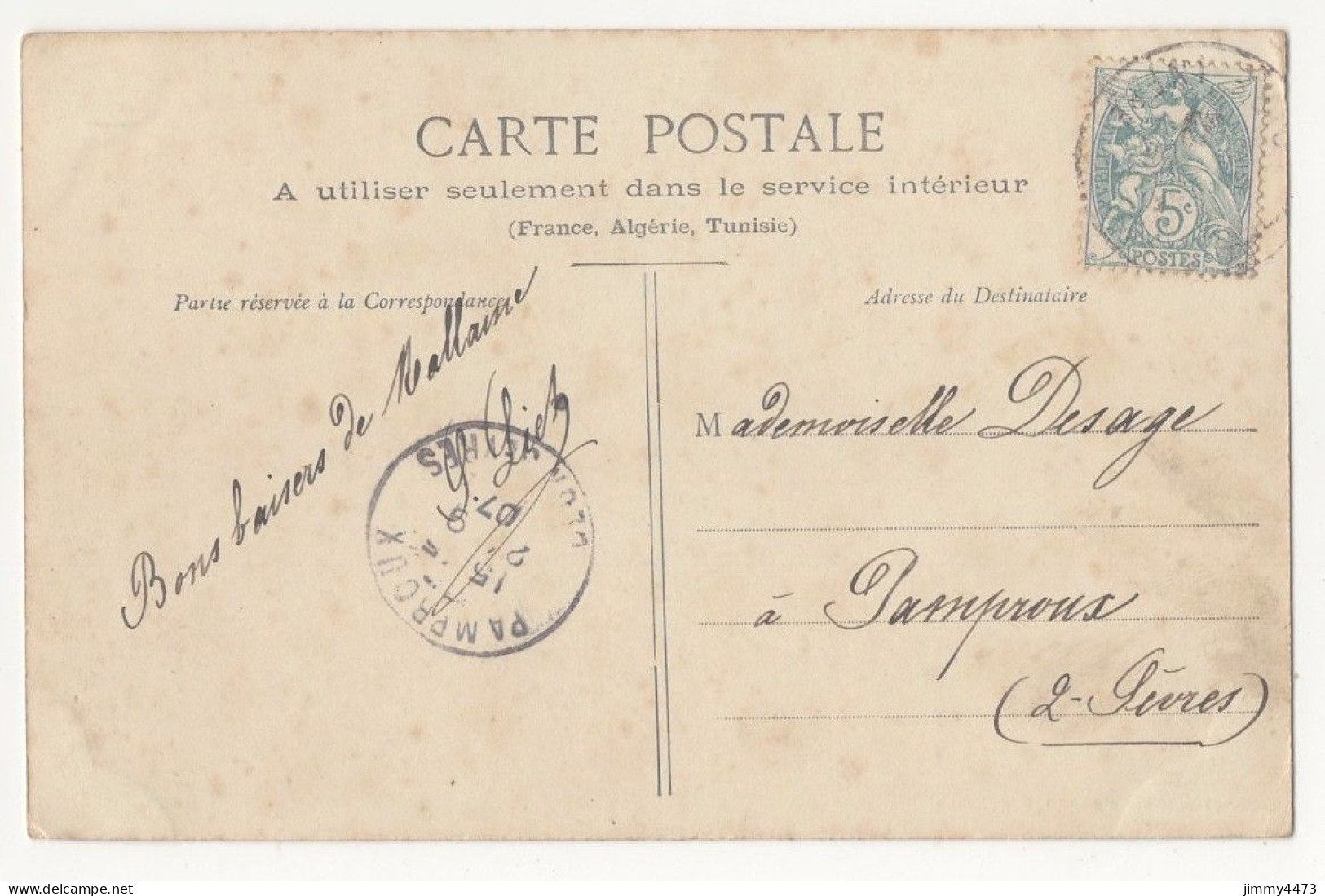 CPA - PORNIC En 1907 - La Nouvelle Route Allant Du Château à La Noveillard ( Rue Bien Animée ) N° 34 - Coll. G. I. D. - Pornic