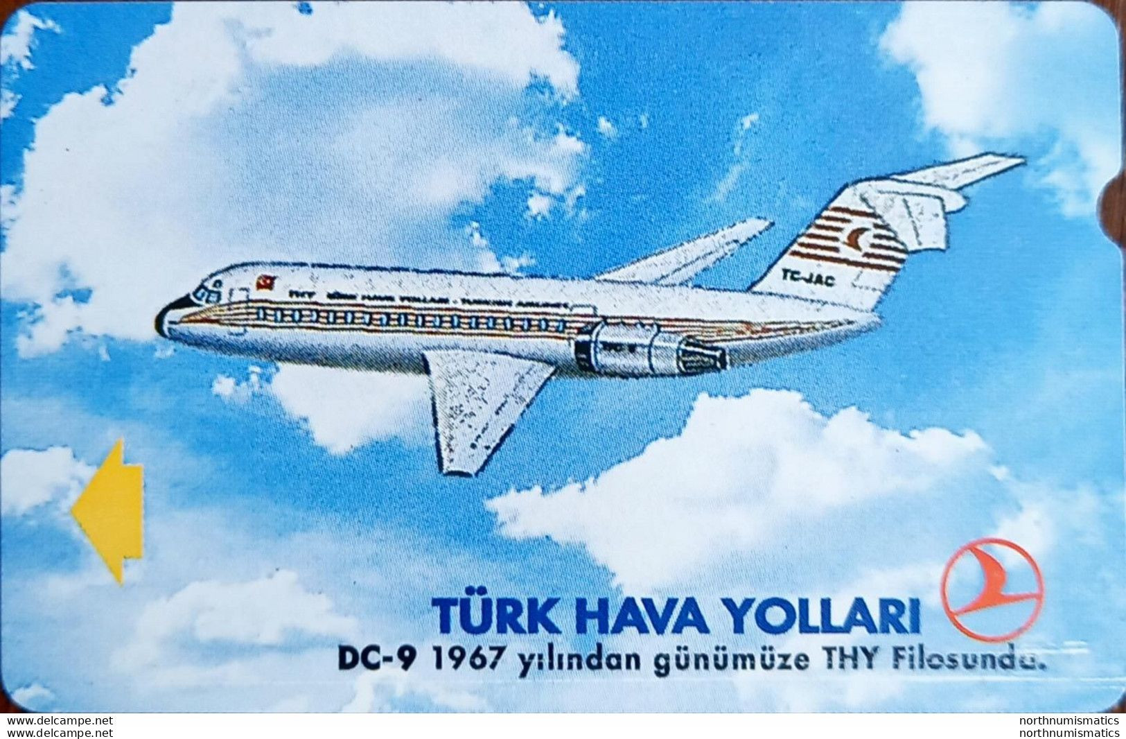 Turkıye Phonecards-THY DC-9 60 Units PTT Unused - Lots - Collections