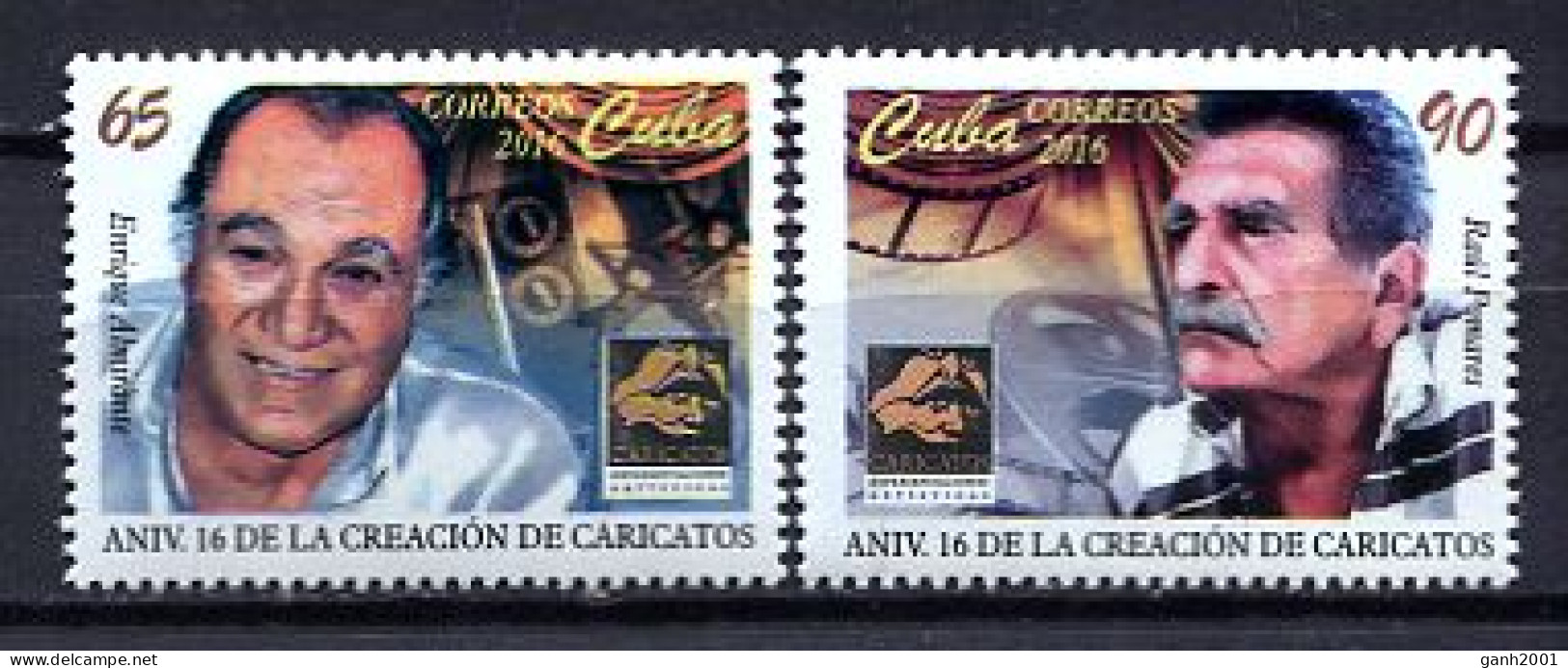 Cuba 2016 / Caricatos Cinema Dance Theater MNH Baile Teatro Cine Kino / Cu2510  27-20 - Théâtre