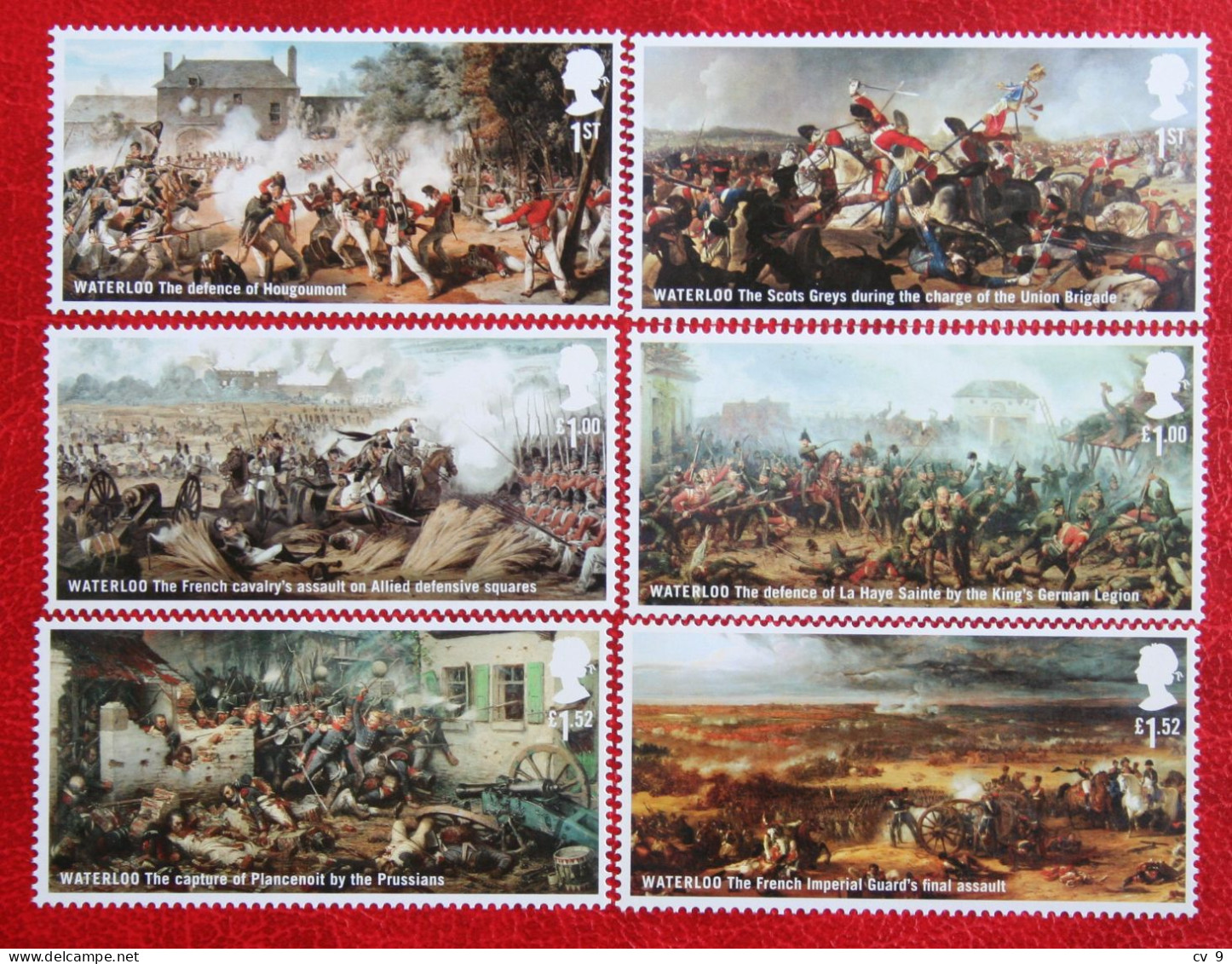 Battle Of Waterloo (Mi 3752-3757) 2015 POSTFRIS MNH ** ENGLAND GRANDE-BRETAGNE GB GREAT BRITAIN - Neufs