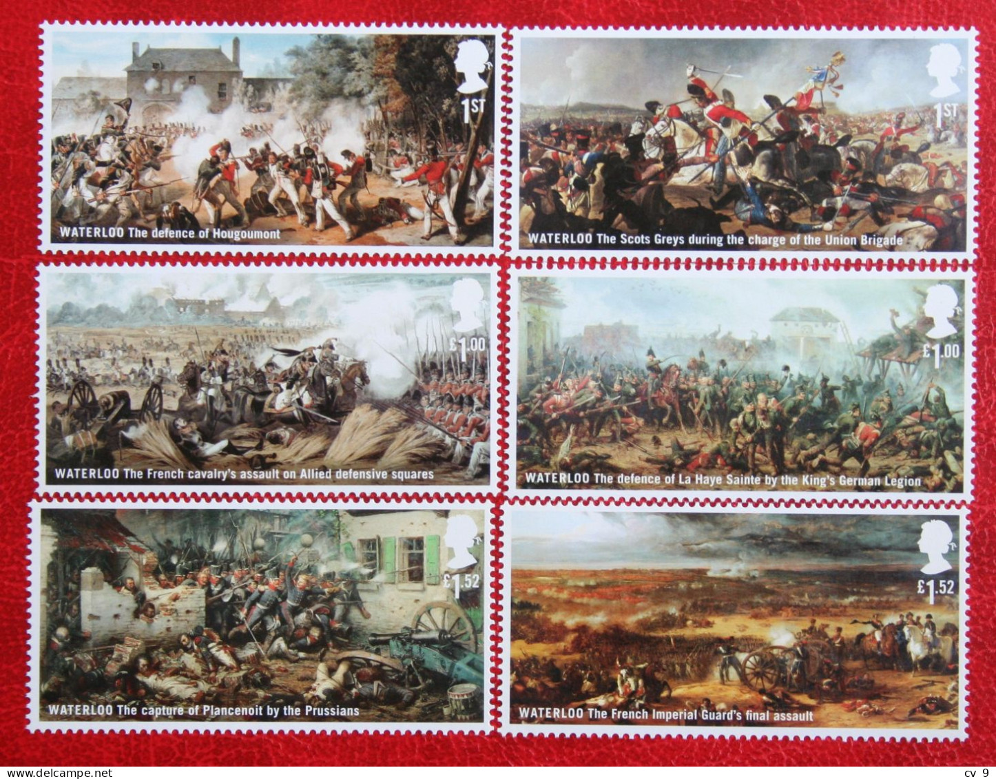 Battle Of Waterloo (Mi 3752-3757) 2015 POSTFRIS MNH ** ENGLAND GRANDE-BRETAGNE GB GREAT BRITAIN - Unused Stamps