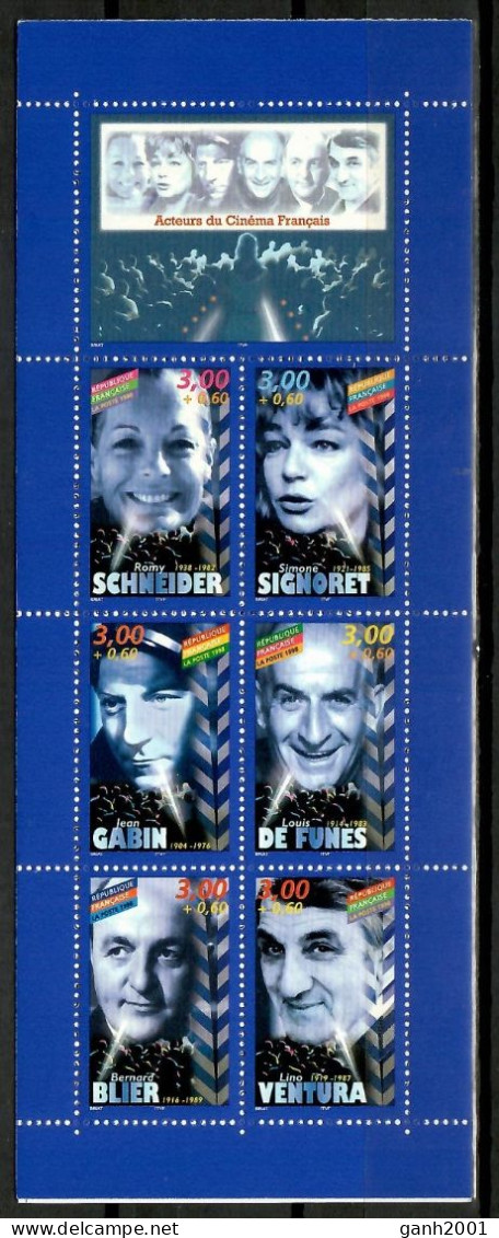 France 1998 Francia / Cinema Actors Booklet MNH Cine Actores Carnet Filmschauspieler / Kl21  40-50 - Cinéma