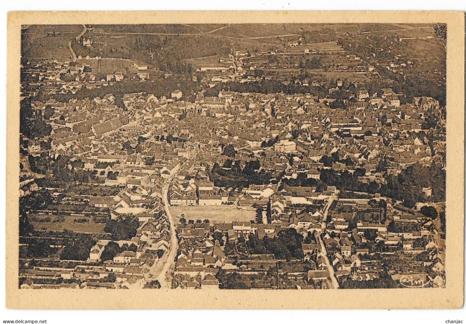 Cpa. 21 BEAUNE à Vol D'Oiseau (Vue Aérienne) Ed. CIM  (plan Rare) - Beaune