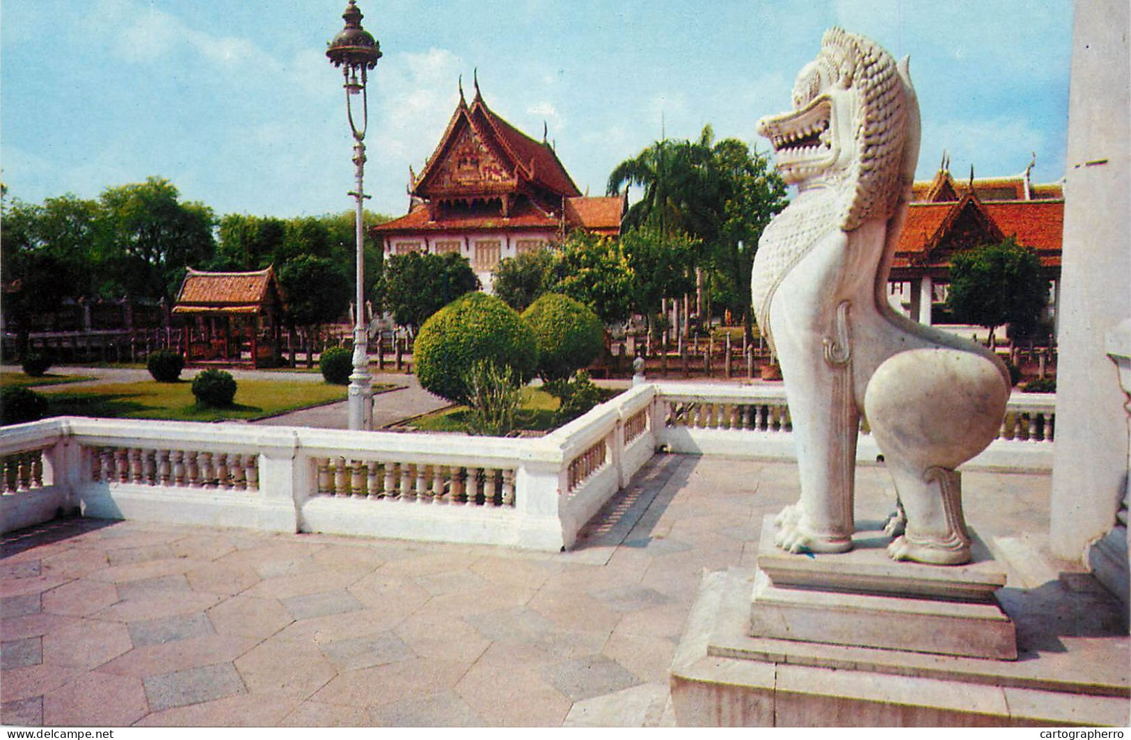 Thailand Bangkok Wat Benjamabipit Marble Temple - Thaïland
