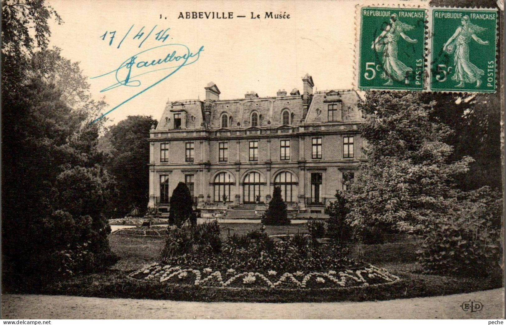 N°291 W -cpa Abbeville -le Musée- - Abbeville