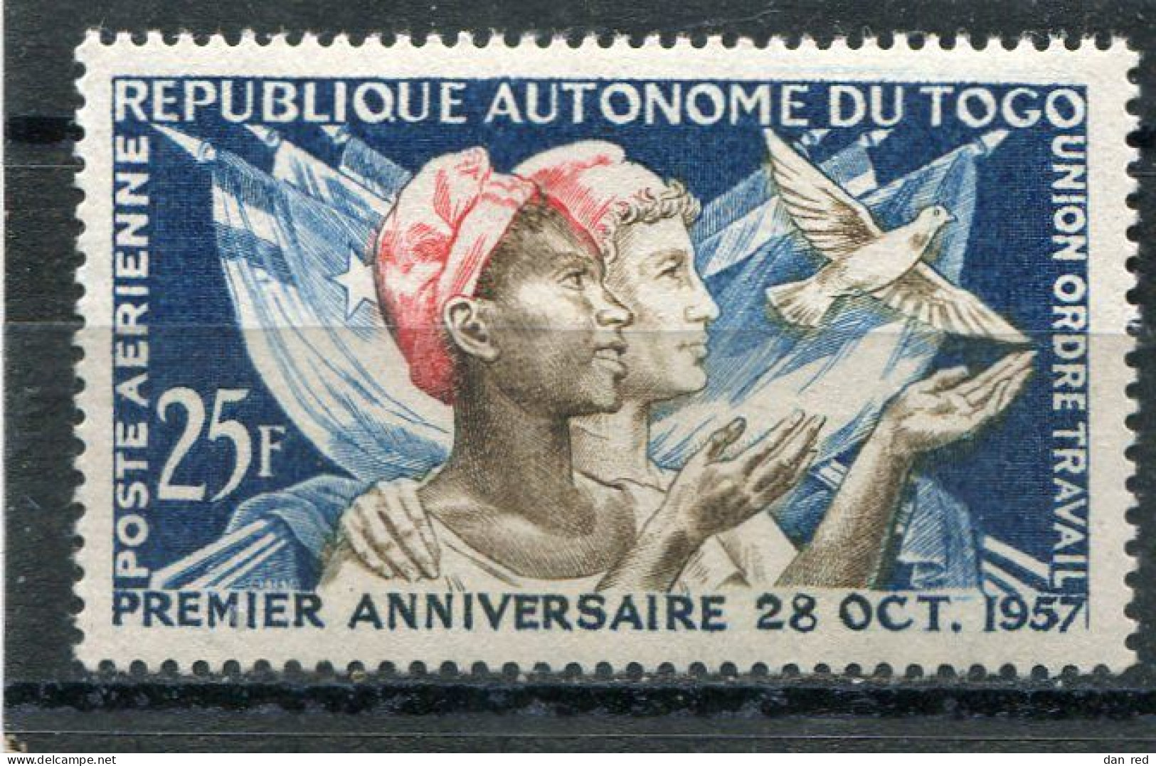 TOGO N° 24 **  PA (Y&T) (Poste Aérienne) (Neuf) - Unused Stamps