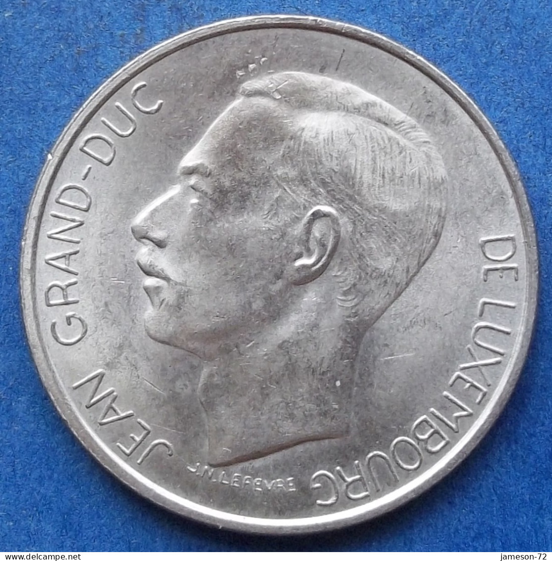 LUXEMBOURG - 5 Francs 1971 KM# 56 Jean Franc Coinage (1964-2001) - Edelweiss Coins - Luxemburgo