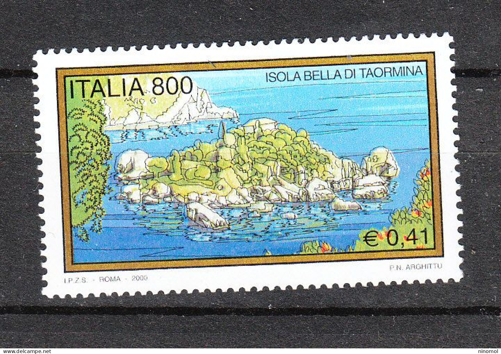 Italia   -  2000. Taormina : Isola Bella. MNH - Geografía