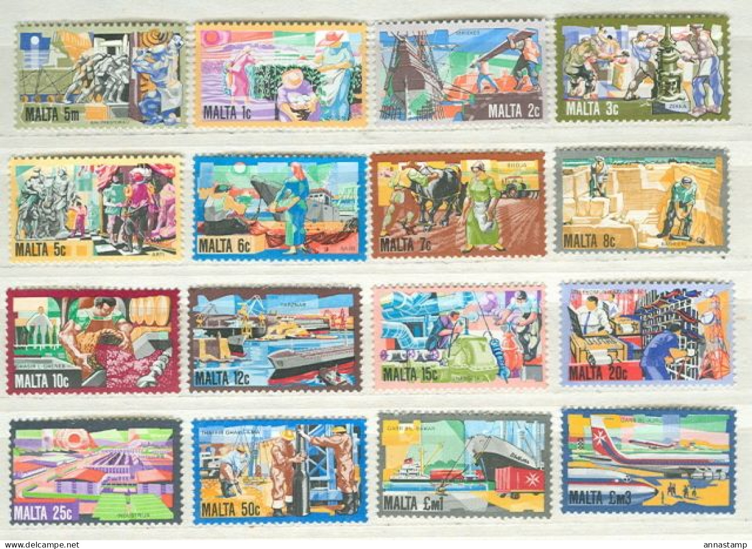 Malta MNH Set - Factories & Industries