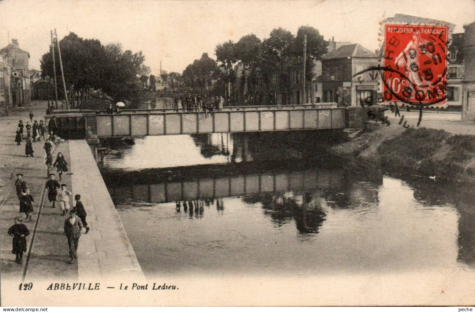 N°292 W -cpa Abbeville -le Pont Ledieu- - Abbeville