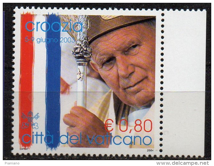 PIA - VATICANO : 2004 - I Viaggi  Del  Papa Nel Mondo Nel 2003 - (SAS 1342-45) - Unused Stamps