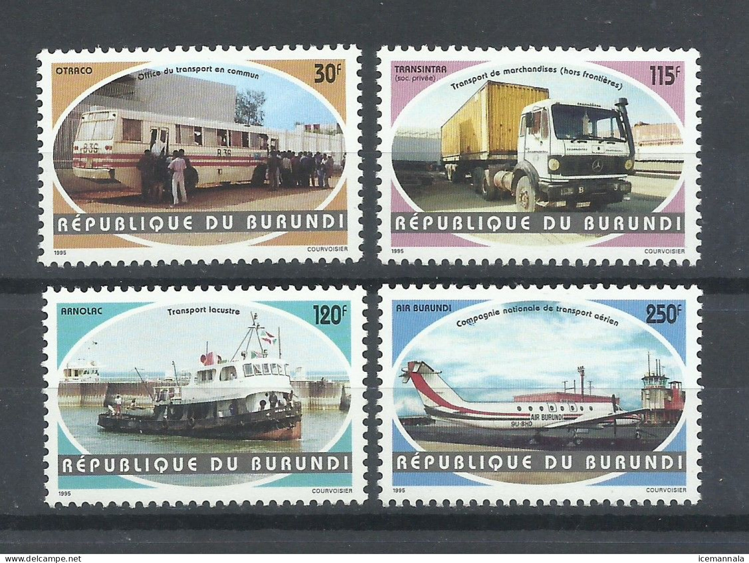 BURUNDI  YVERT  1033/36    MNH  ** - Vliegtuigen