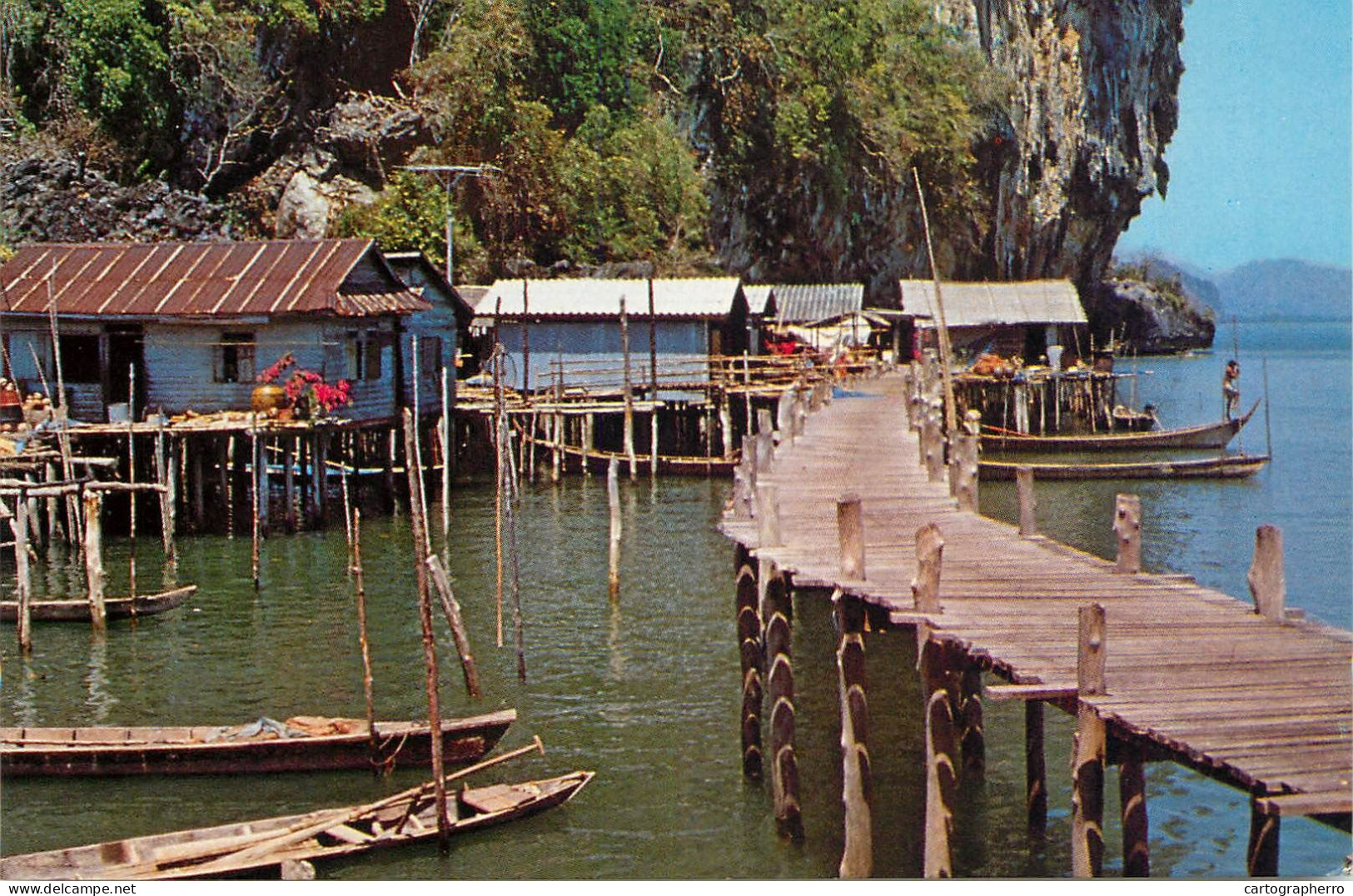 Thailand Koj Pannyi Fishing Village Phangnga Province - Thaïland