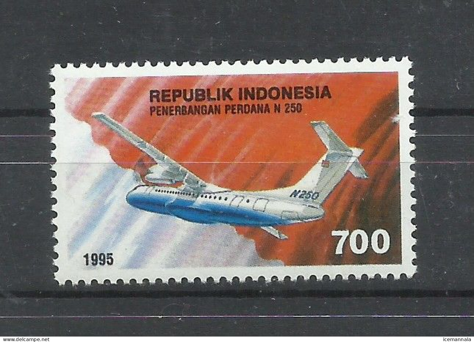 INDONESIA  YVERT  1410    MNH  ** - Airplanes