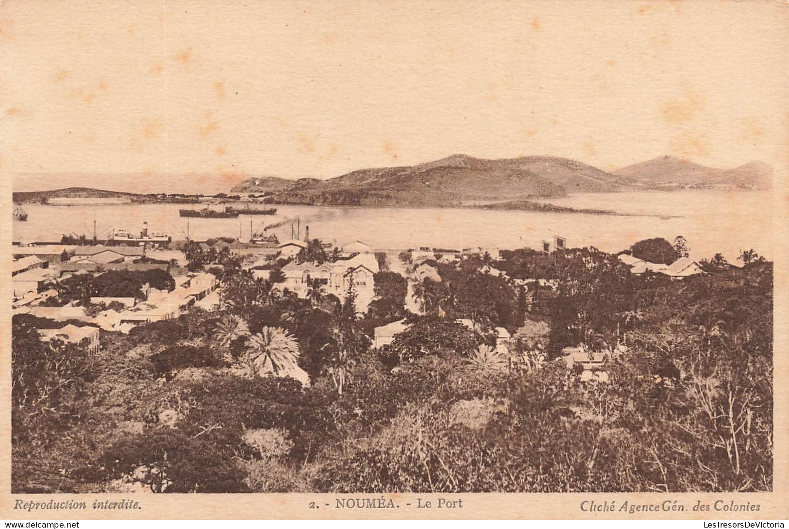 NOUVELLE CALEDONIE - Nouméa - Le Port - Vue Générale - Carte Postale Ancienne - Nueva Caledonia