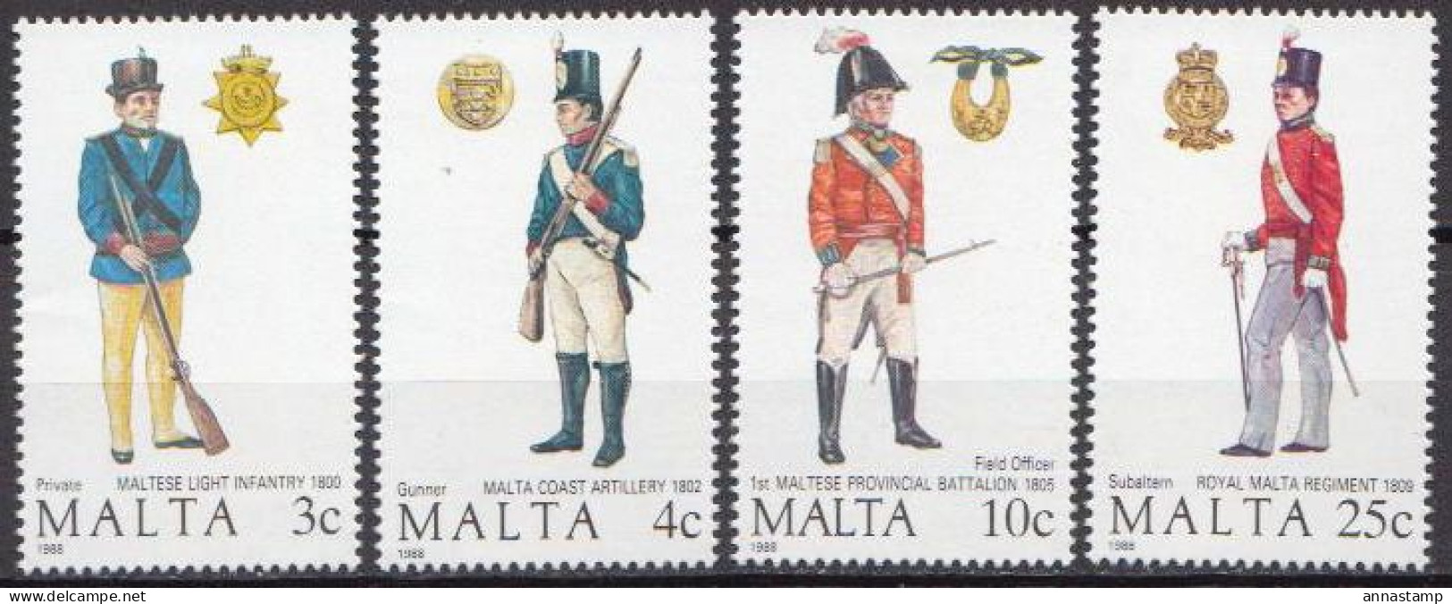 Malta MNH Set - Militaria