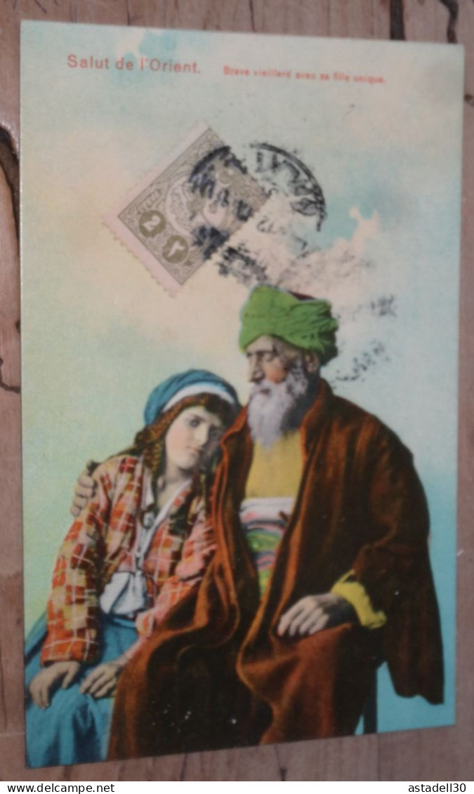 ORIENT, Barve Viellard Avec Sa Fille Unique ................ BE-18264 - Türkei