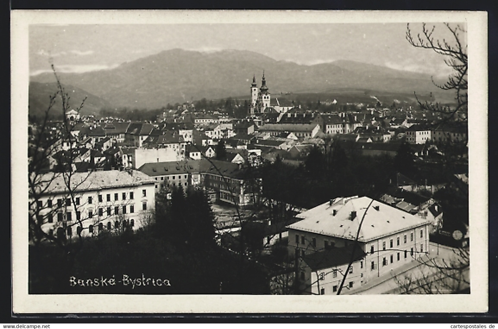 AK Banská Bystrica, Panoramablick Vom Berg  - Slowakei
