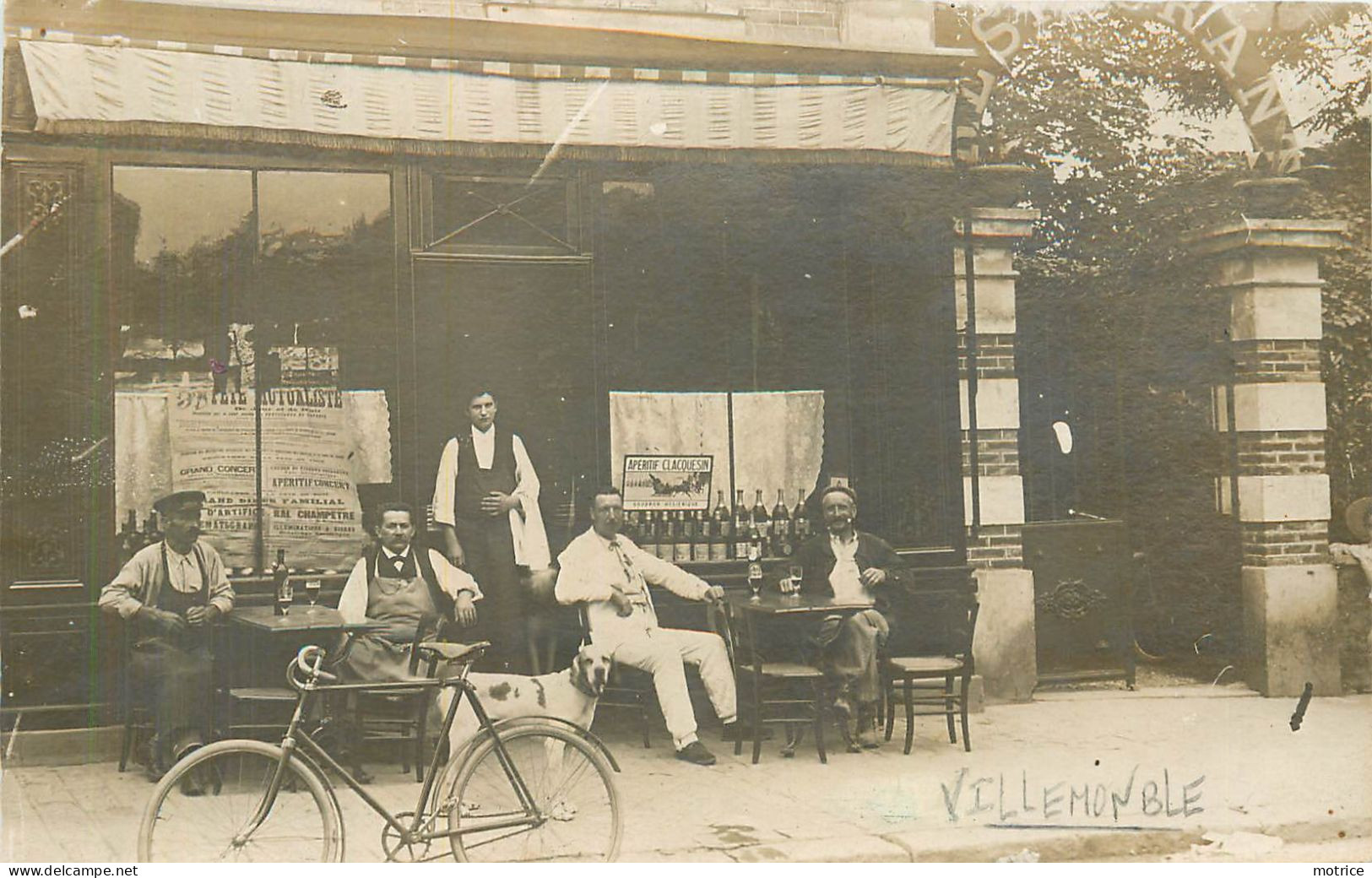 CARTE PHOTO - Villemomble, Café à Localiser Dans La Ville. - Villemomble
