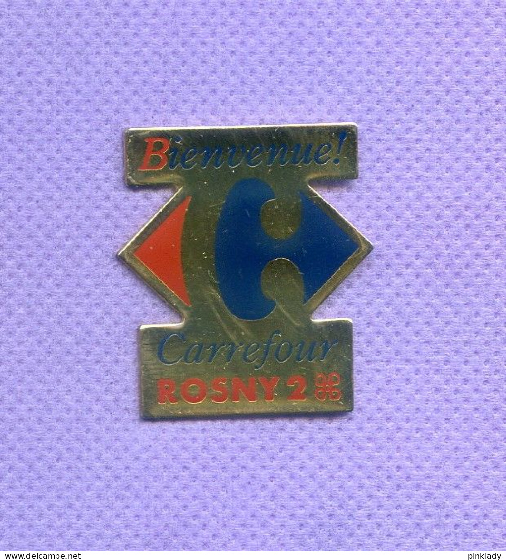 Rare Pins Magasin Carrefour Rosny 2 I176 - Food