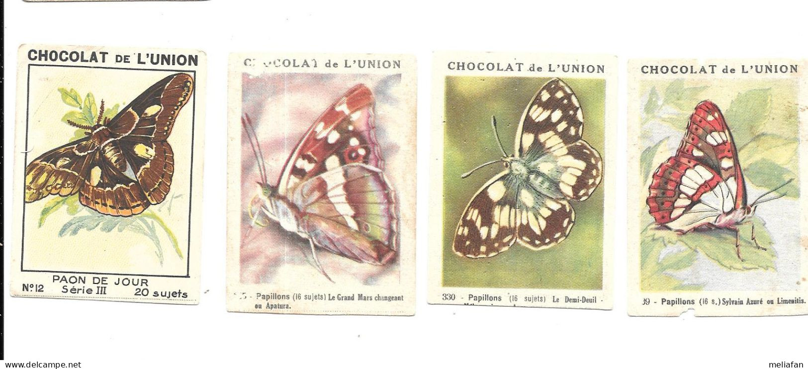 CS32 - IMAGES CHOCOLAT UNION - PAPILLONS - Other & Unclassified