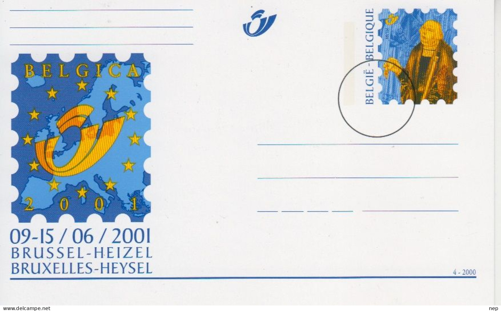 BELGIË - OPB - 2000 - BK 85 - (Gelimiteerde Uitgifte Pers/Press) - Private & Local Mails [PR & LO]