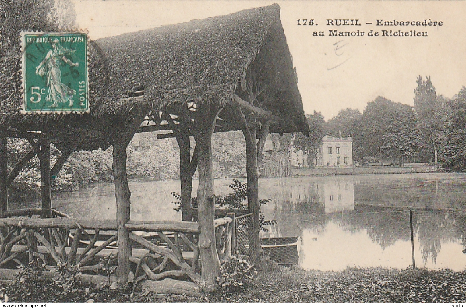 ***  92  ***   RUEIL  Embarcadère Au Manoir Richelieu -- TTB  - Rueil Malmaison