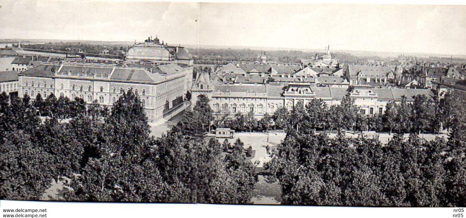 HONGRIE - SZEGED  ( Carte Panoramique  En 3 Parties ) HUNGARY - Ungarn