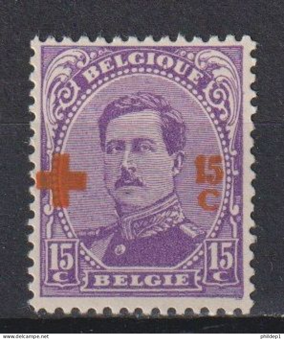 Belgique: COB N° 154 *, MH, Neuf(s). TB !!! - 1918 Croix-Rouge