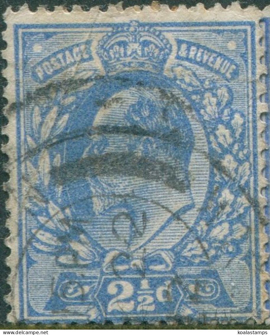 Great Britain 1902 SG231 2½d Pale Ultramarine KEVII #1 FU - Non Classés