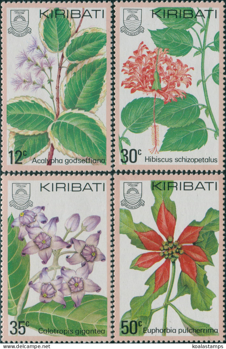 Kiribati 1981 SG141-144 Flora Set MNH - Kiribati (1979-...)