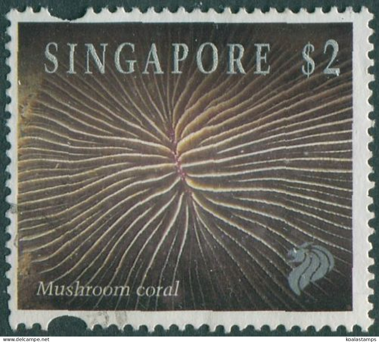 Singapore 1994 SG751 $2 Mushroom Coral FU - Singapore (1959-...)