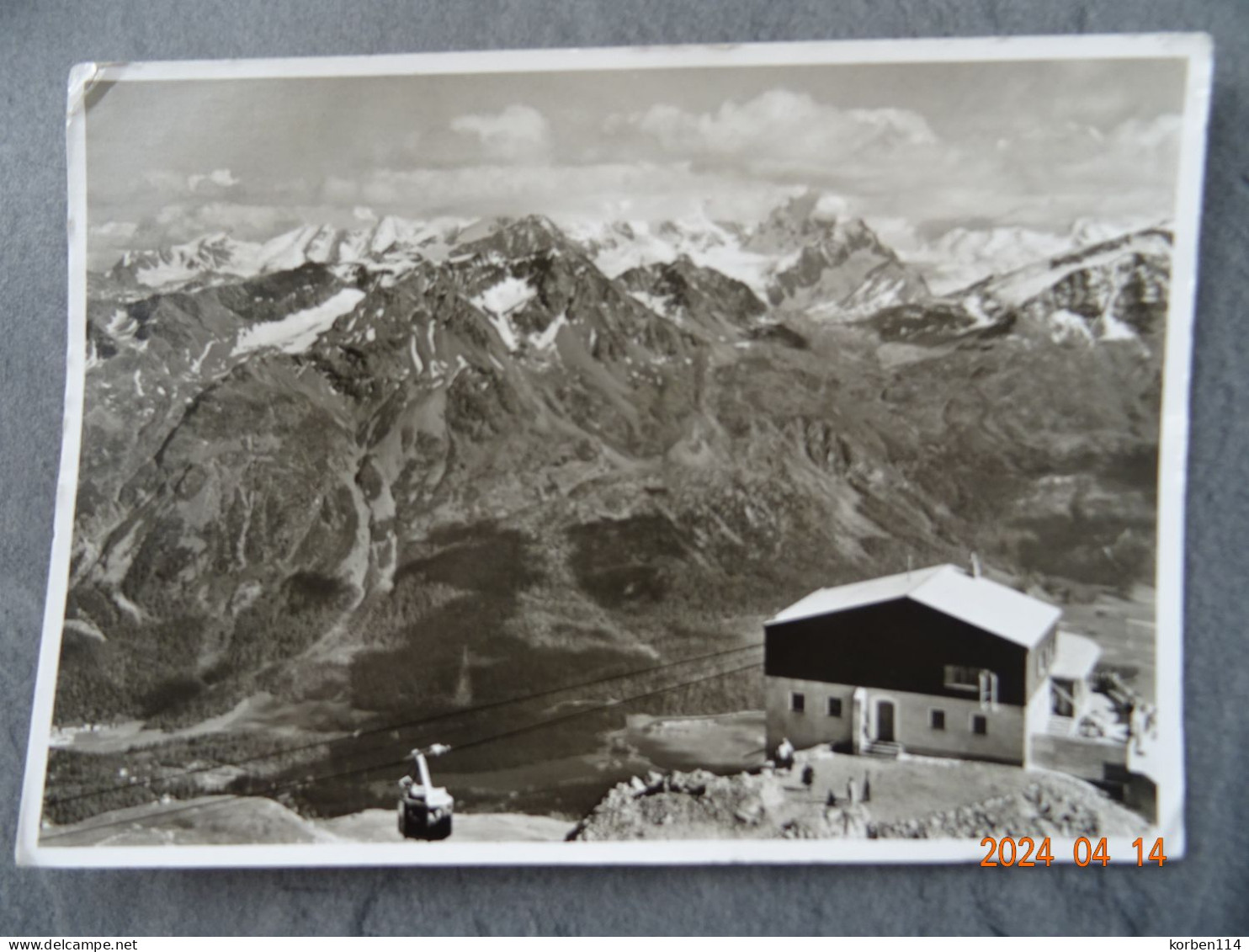 LUFTSEILBAHN  CORVIGLIA  PIZ NAIR - Saint-Moritz