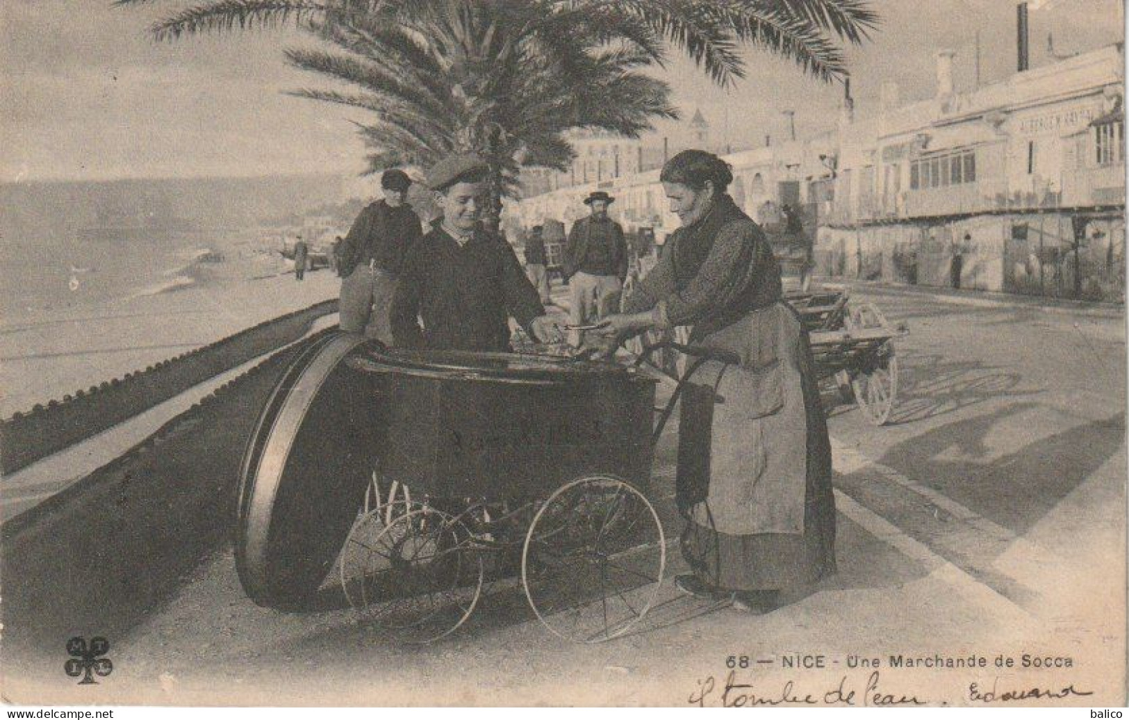 Nice - Une Marchande De Socca ( Voyagé En 1903 ) - Straßenhandel Und Kleingewerbe