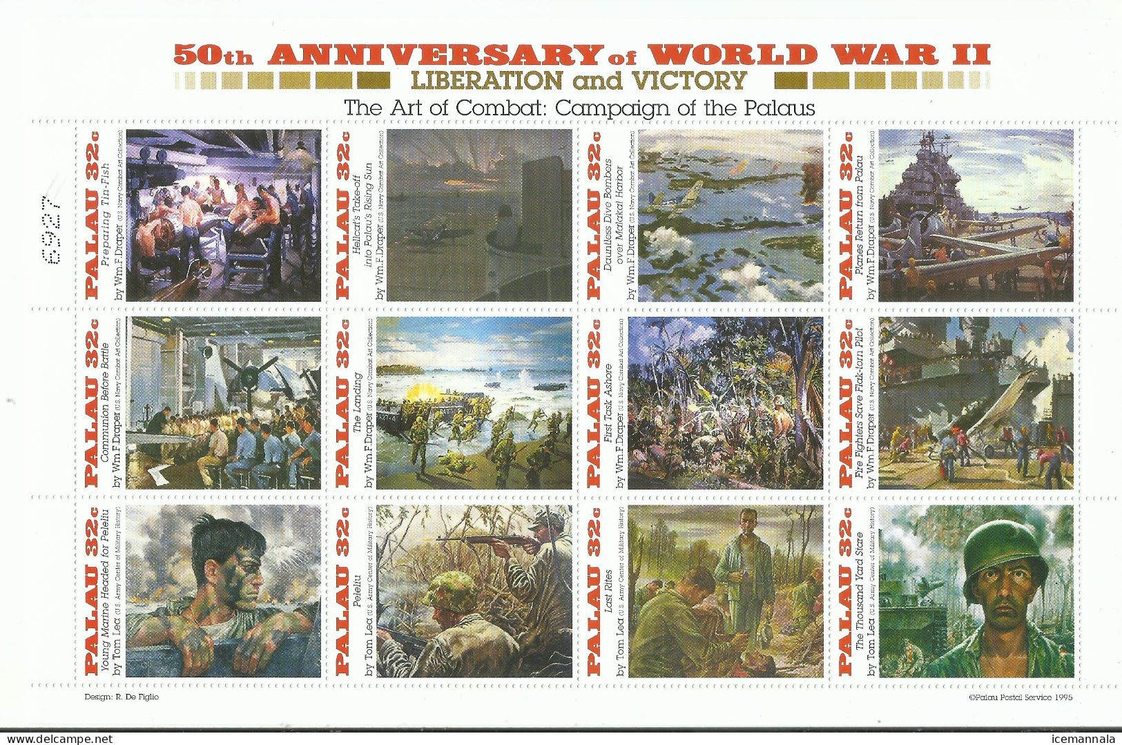 PALAU  YVERT   845/46   MNH  ** - Airplanes