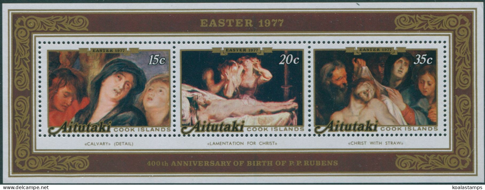 Aitutaki 1977 SG224 Easter MS MNH - Islas Cook