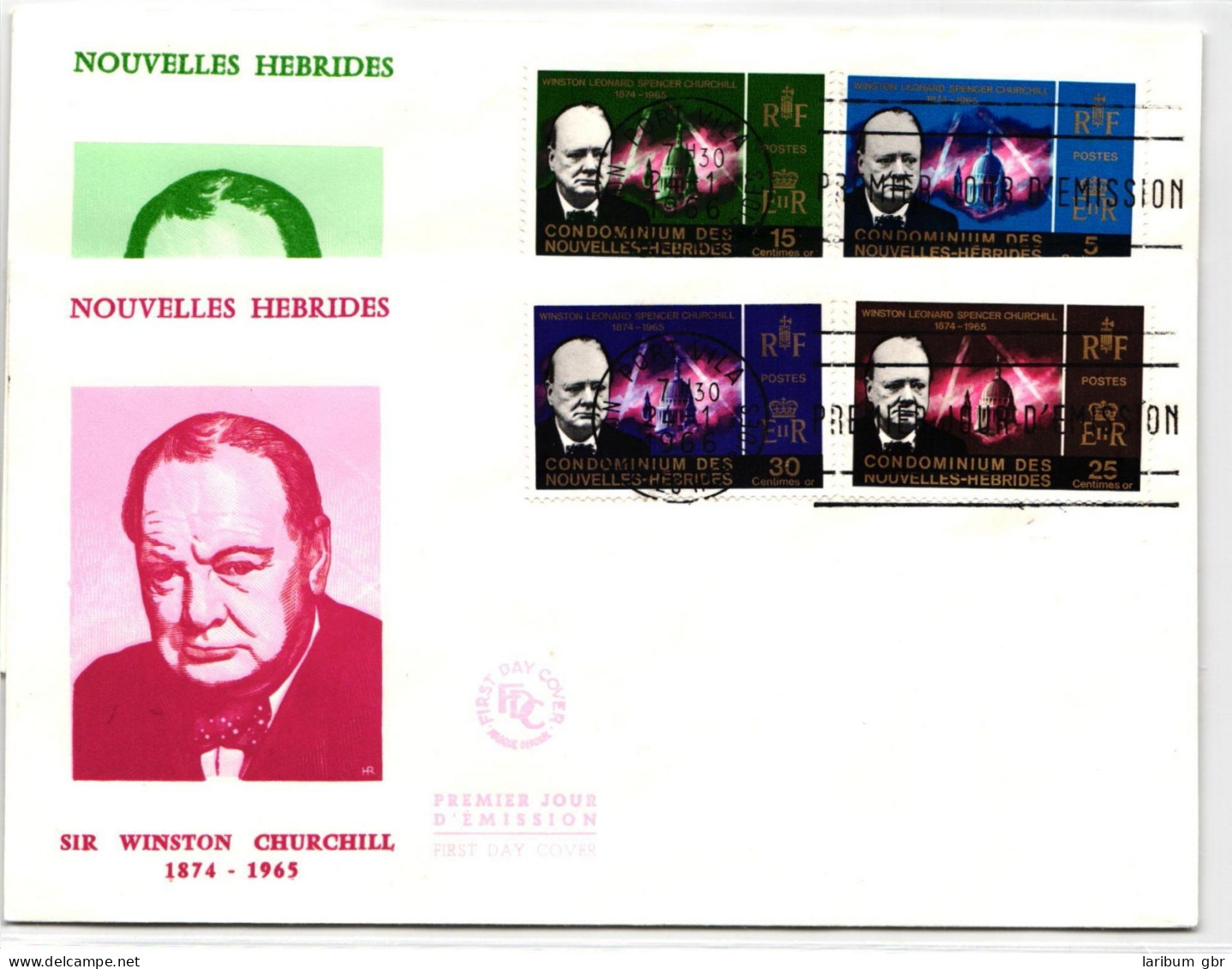 Neue Hebriden FDC 228-231 Als Ersttagsbrief #NK421 - Vanuatu (1980-...)