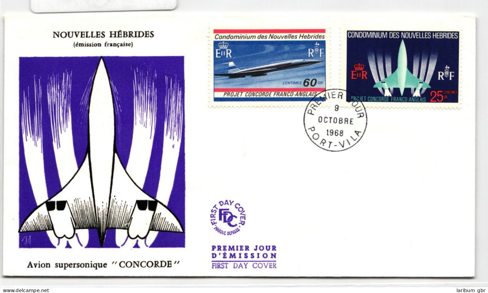 Neue Hebriden FDC 275-276 Als Ersttagsbrief #NK427 - Vanuatu (1980-...)