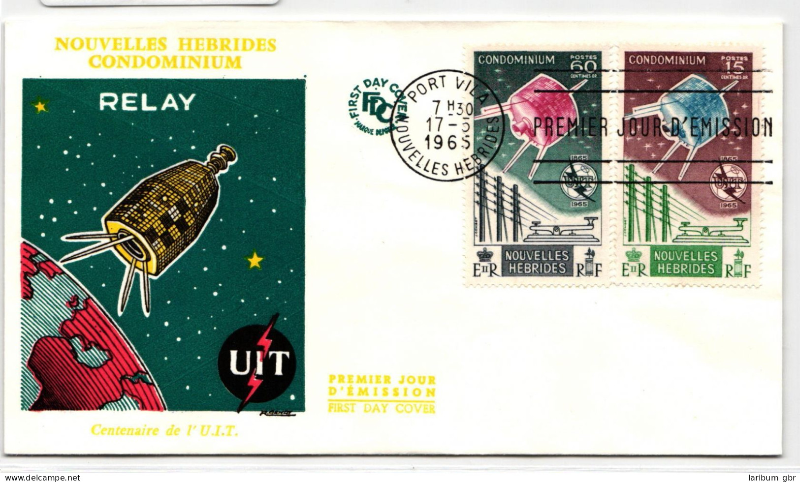 Neue Hebriden FDC 210-211 Als Ersttagsbrief #NK419 - Vanuatu (1980-...)