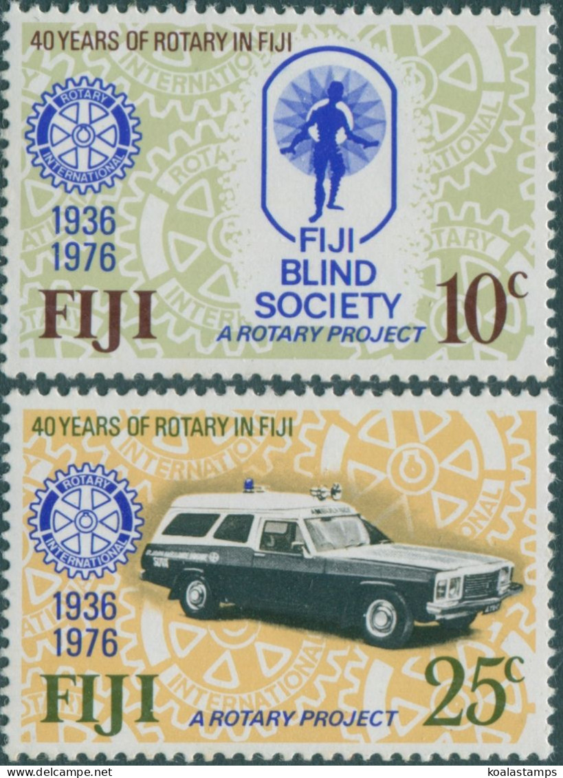 Fiji 1976 SG530-531 Rotary Set MNH - Fidji (1970-...)