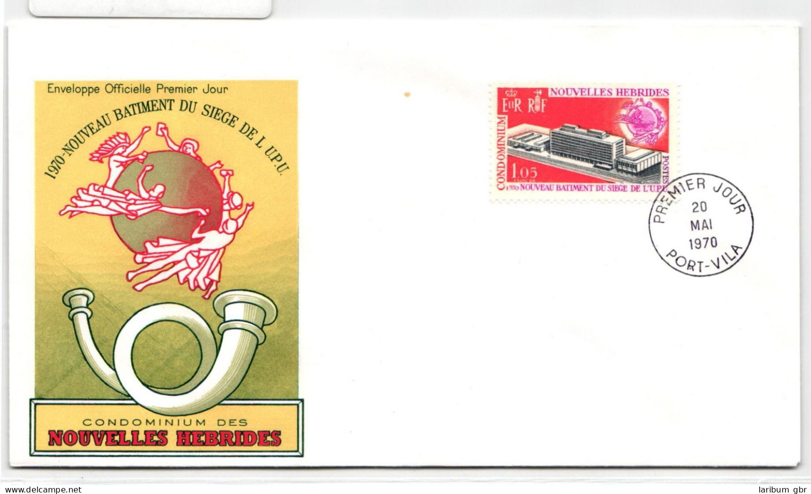 Neue Hebriden FDC 290 Als Ersttagsbrief #NK431 - Vanuatu (1980-...)