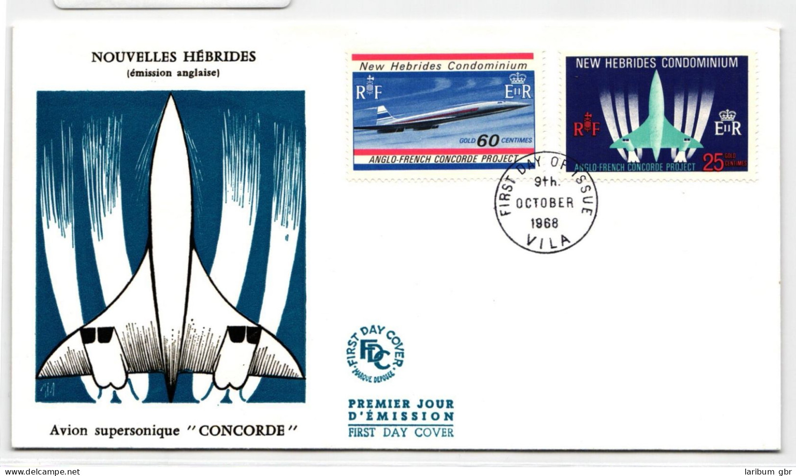 Neue Hebriden FDC 273-274 Als Ersttagsbrief #NK428 - Vanuatu (1980-...)