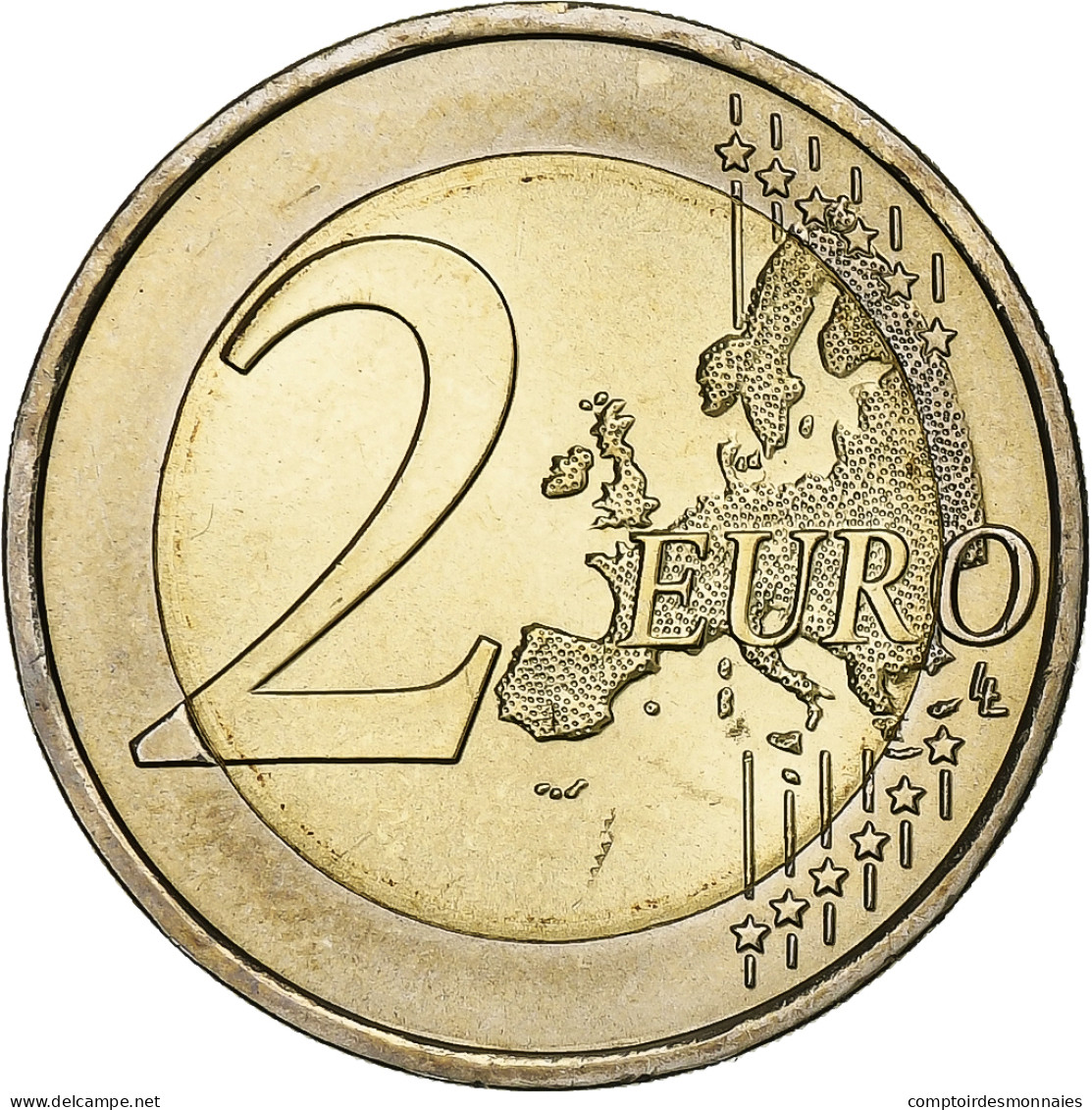 Portugal, 2 Euro, 30 Ans   Drapeau Européen, 2015, Bimétallique, SPL+, KM:New - Portogallo