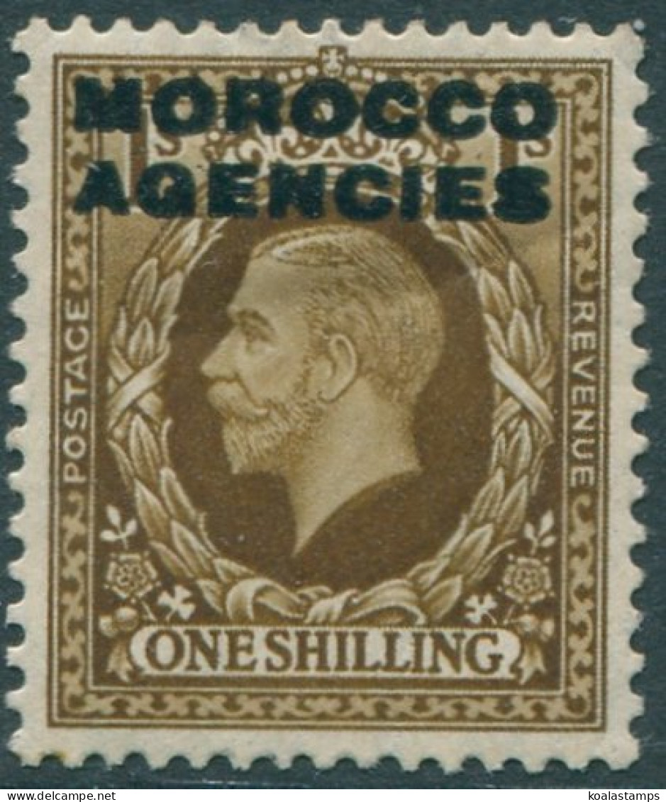 Morocco Agencies 1914 SG49 1s Bistre-brown KGV MH (amd) - Postämter In Marokko/Tanger (...-1958)