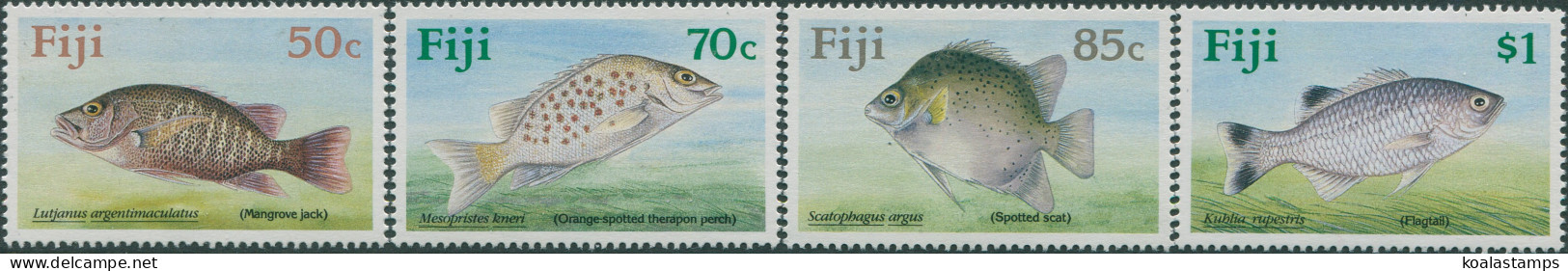 Fiji 1990 SG806-809 Freshwater Fish Set MNH - Fiji (1970-...)