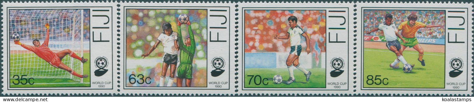 Fiji 1989 SG798-801 World Cup Soccer Set MNH - Fidji (1970-...)