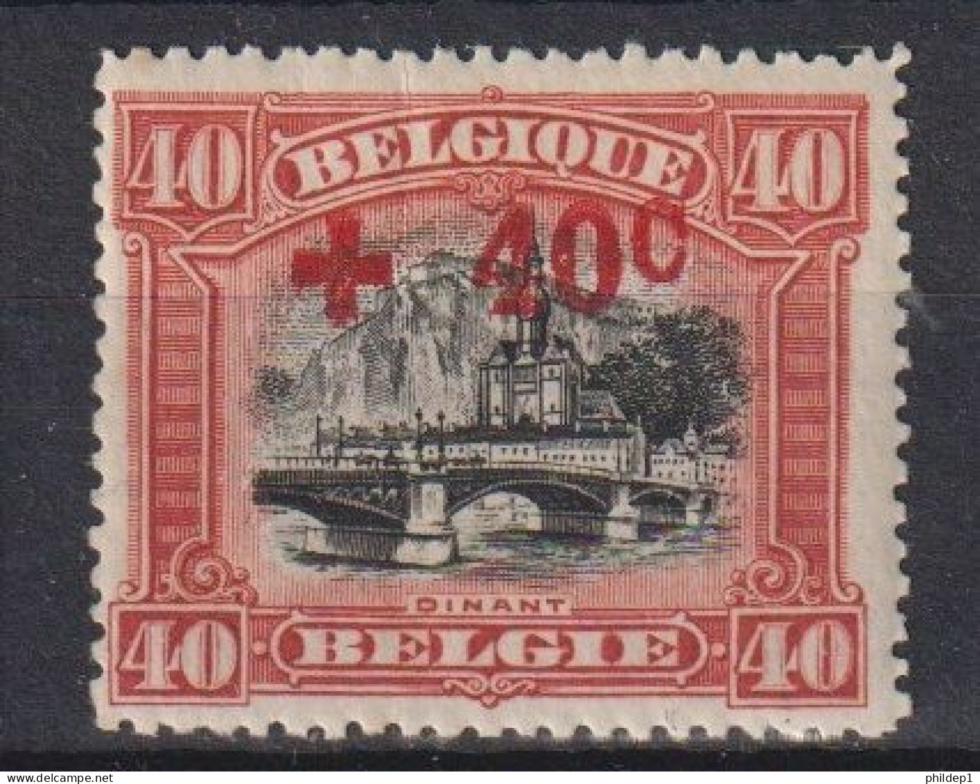 Belgique: COB N° 158 *, MH, Neuf(s). TB !!! - 1918 Rotes Kreuz